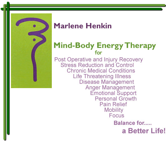 Marlene Henkin Energy Therapy.
